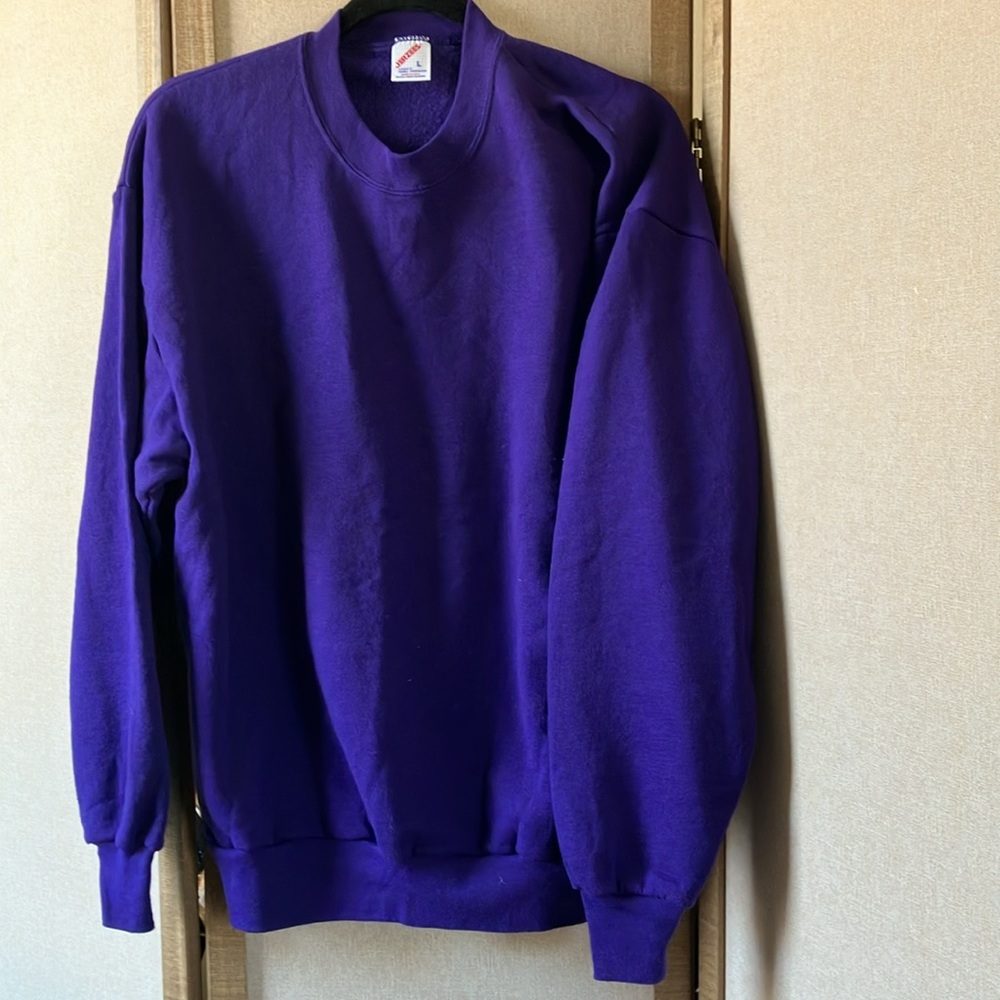 FINAL MARKDOWN Jerzees Rich Purple sweatshirt large
